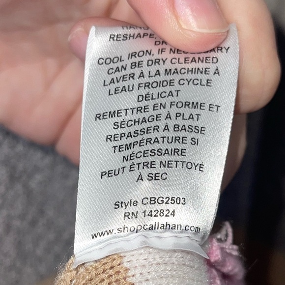 CALLAHAN KNIT Anthropologie Pastel Striped Turtleneck Poncho Sweater Small - Picture 9 of 11